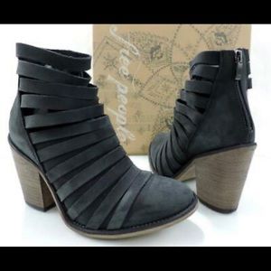 Free People HYBRID Strappy Heel Ankle Booties
